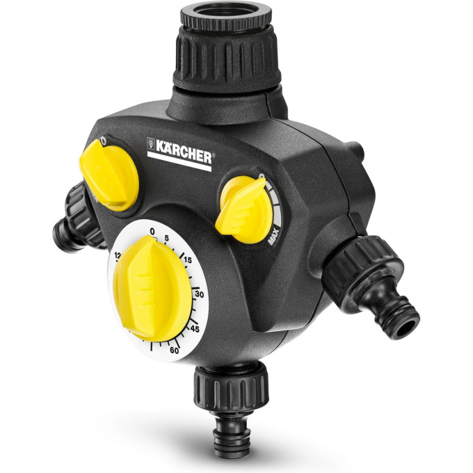 Таймер для полива KARCHER WT 2 с распределителем 3-х канальным G1 G3/4 для систем полива 2,645-209